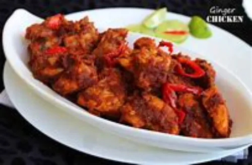 Ginger Chicken Dry With Bone